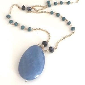 Spring Street Necklace Semi Precious Stone Crystal
